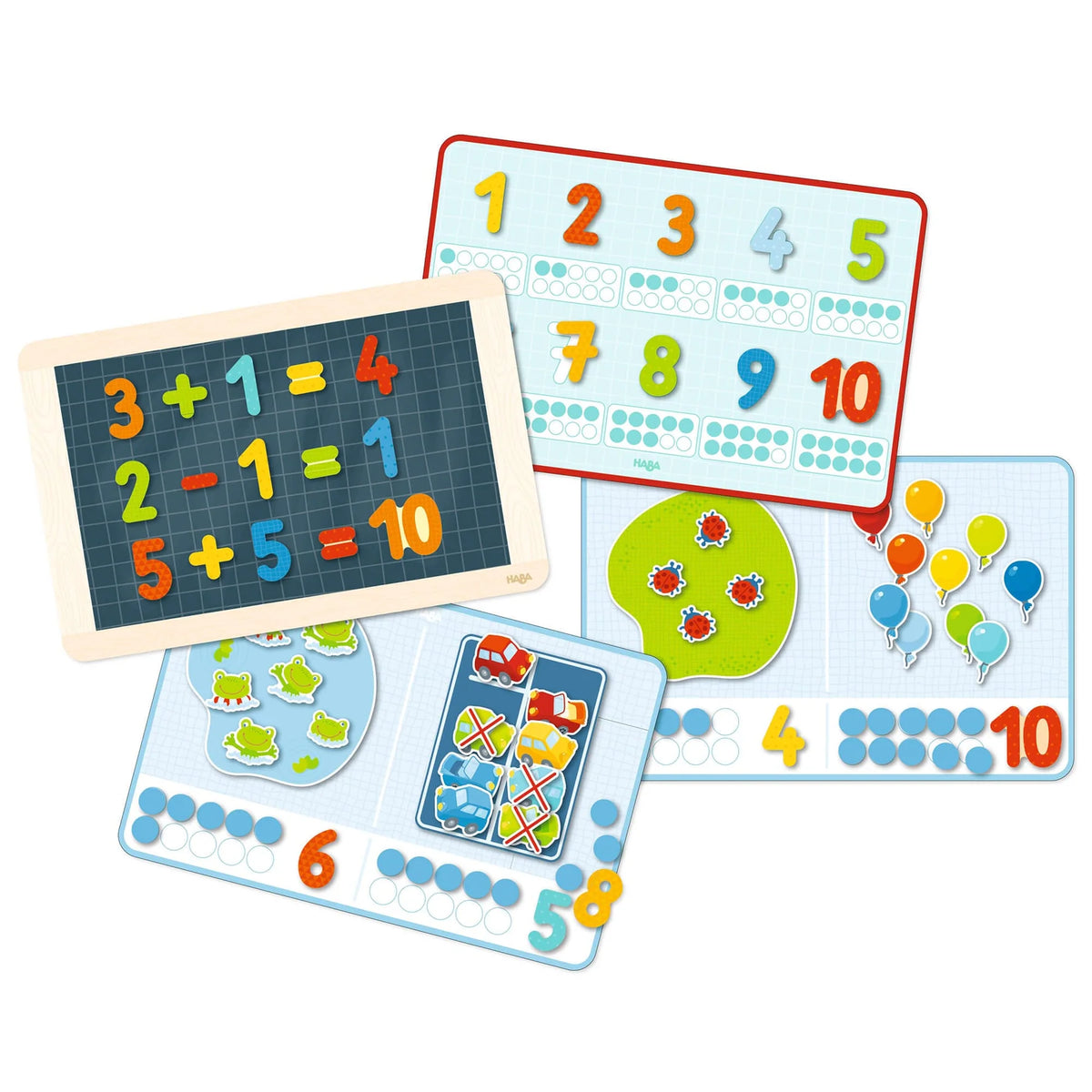 Numbers Math Box Game 1, 2 Numbers & You Magnetic 158 Piece Game Box | Casita Creativa