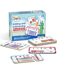 Hand2mind Numberblocks Adding and Subtracting Puzzle Set