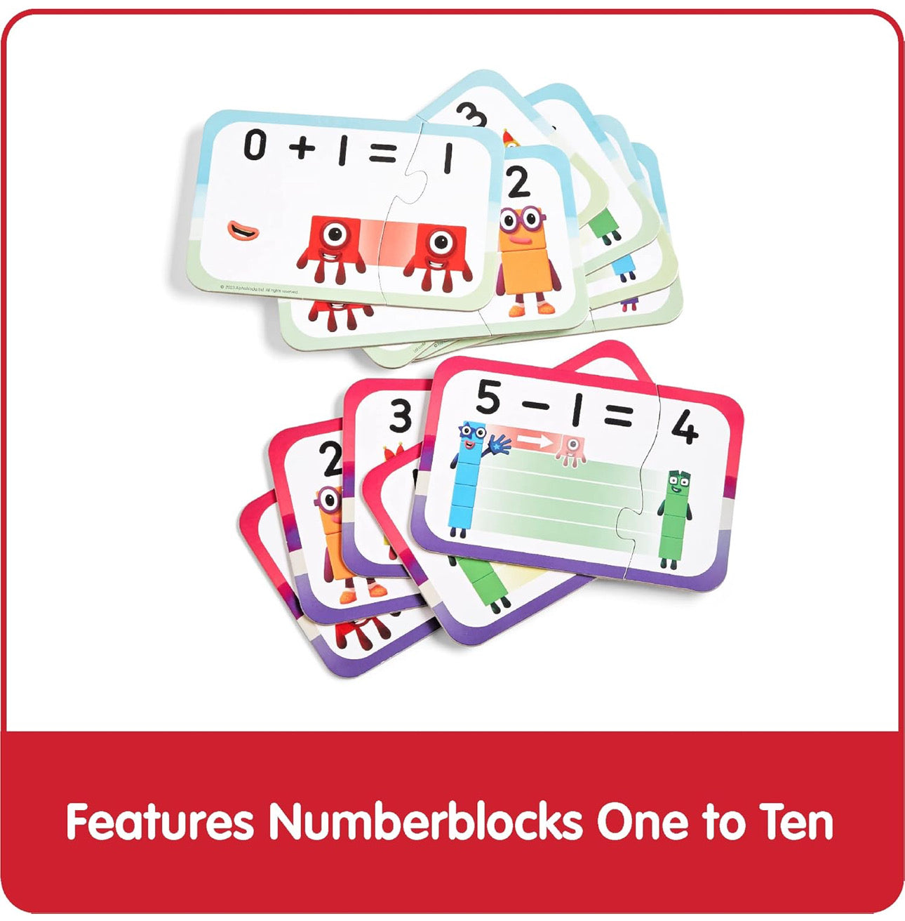 Hand2mind Numberblocks Adding and Subtracting Puzzle Set