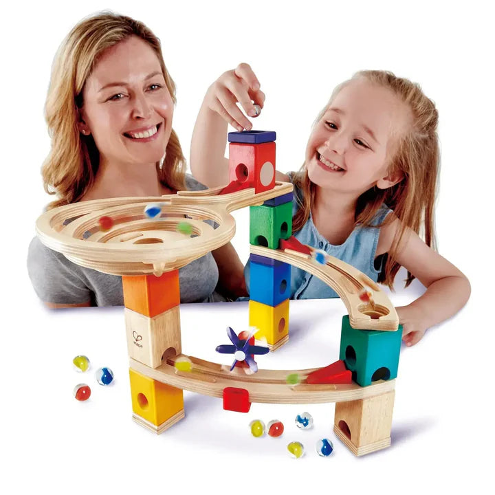 Quadrilla Race to the Finish Marble Run Blocks