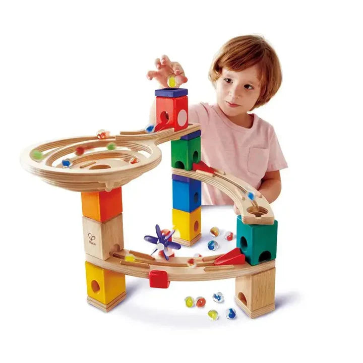 Quadrilla Race to the Finish Marble Run Blocks