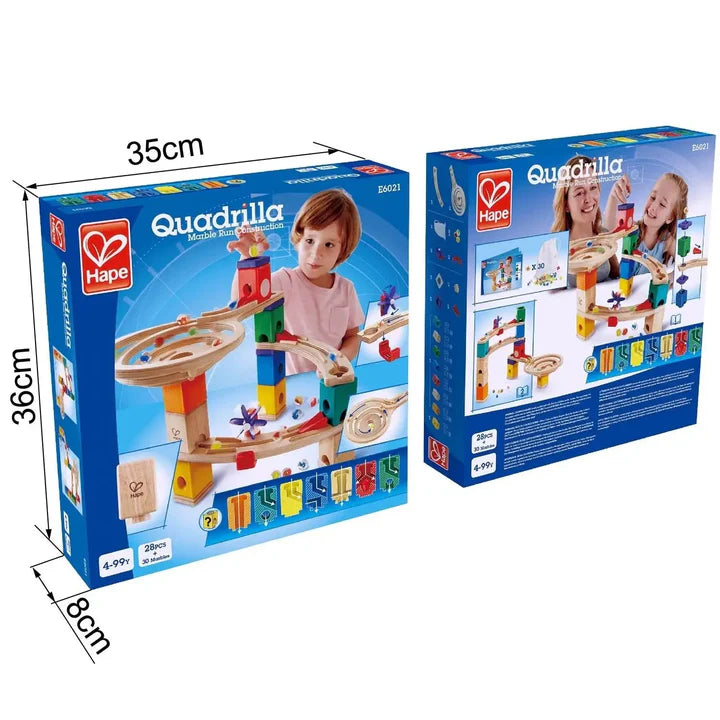 Quadrilla Race to the Finish Marble Run Blocks