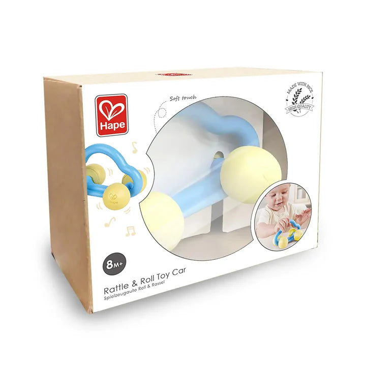 Rattle & Roll Toy Car For Teething Babies