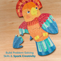 Parrot 2-in-1 Wooden Puzzle